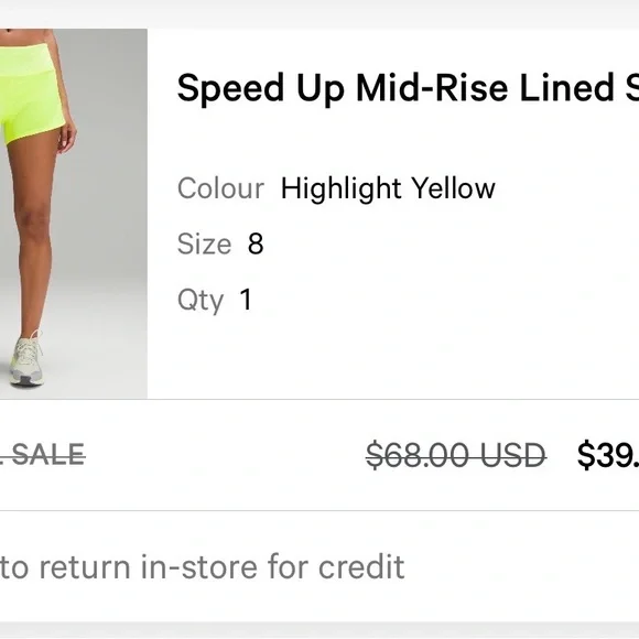 Lululemon Speed Up Mid-rise lined shorts - Picture 4 of 4